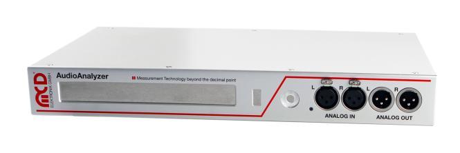 AudioAnalyzer 1HE Einheit analog und digital Desktop Variante 